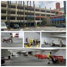 Skilled-Line-Striping-At-a-Parking-Structure-in-Anaheim-CA 0